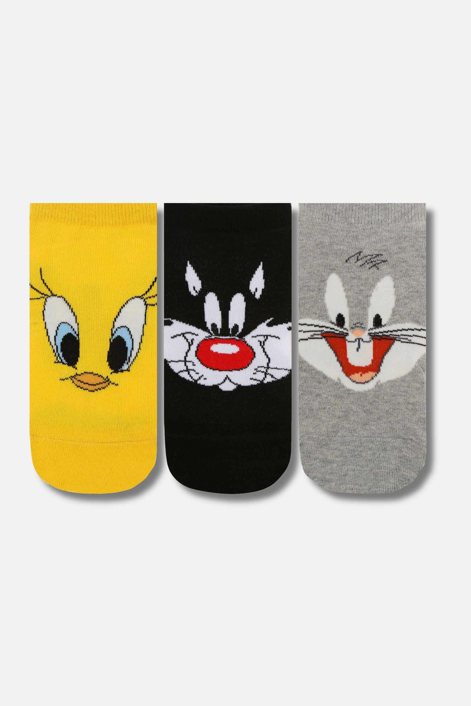 Women-s-Looney-Tunes-Cartoon-Lowcut-Socks