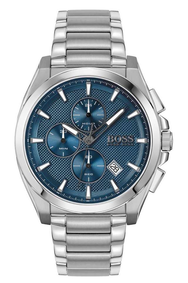 Buy BOSS NoColour Grandmaster Blue Dial Stainless Steel