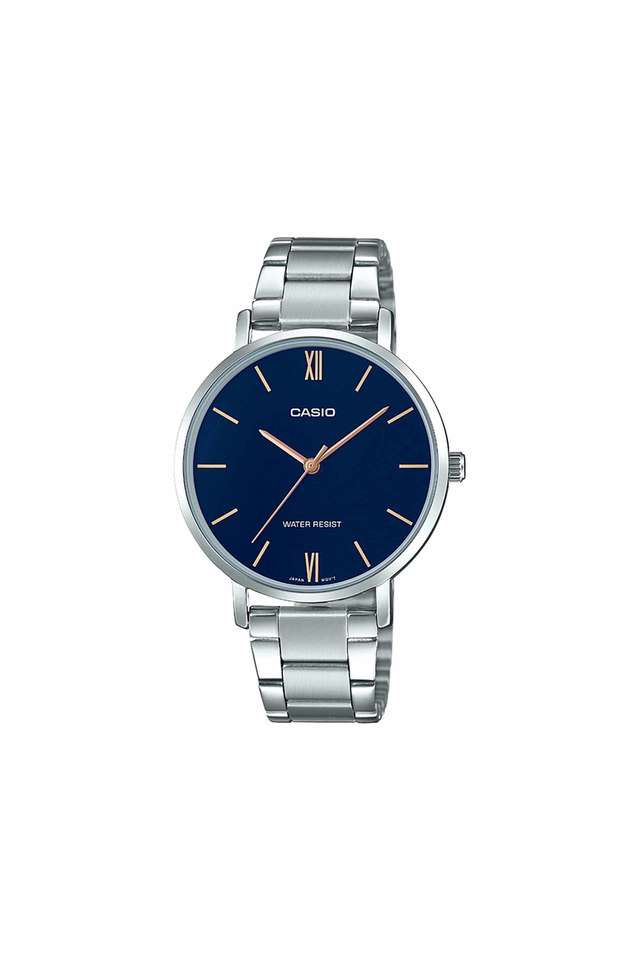 Womens-Enticer-Blue-Dial-Metallic-Analogue-Watch---LTP-VT01D-2B
