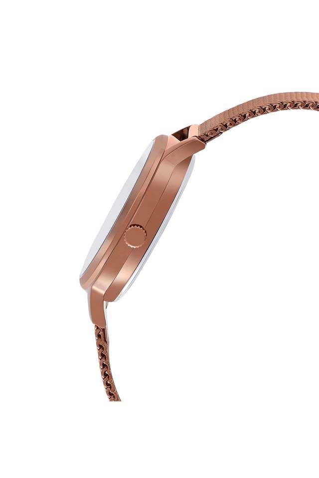 Womens-Enticer-Beige-Dial-Metallic-Analogue-Watch---A1693