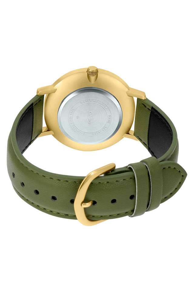 Mens-Enticer-Green-Dial-Leather-Analogue-Watch---MTP-VT01GL-3BUDF