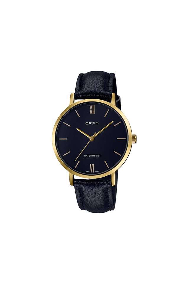 Womens-Enticer-Black-Dial-Leather-Analogue-Watch---LTP-VT01GL-1BUDF