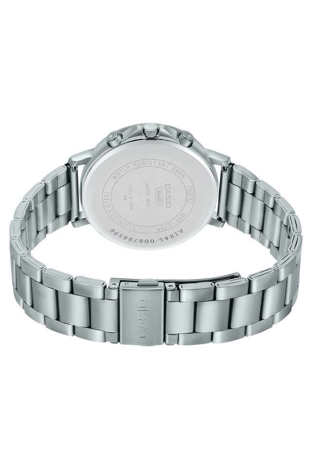 Mens-Enticer-Black-Dial-Steel-Analogue-Watch---A1845