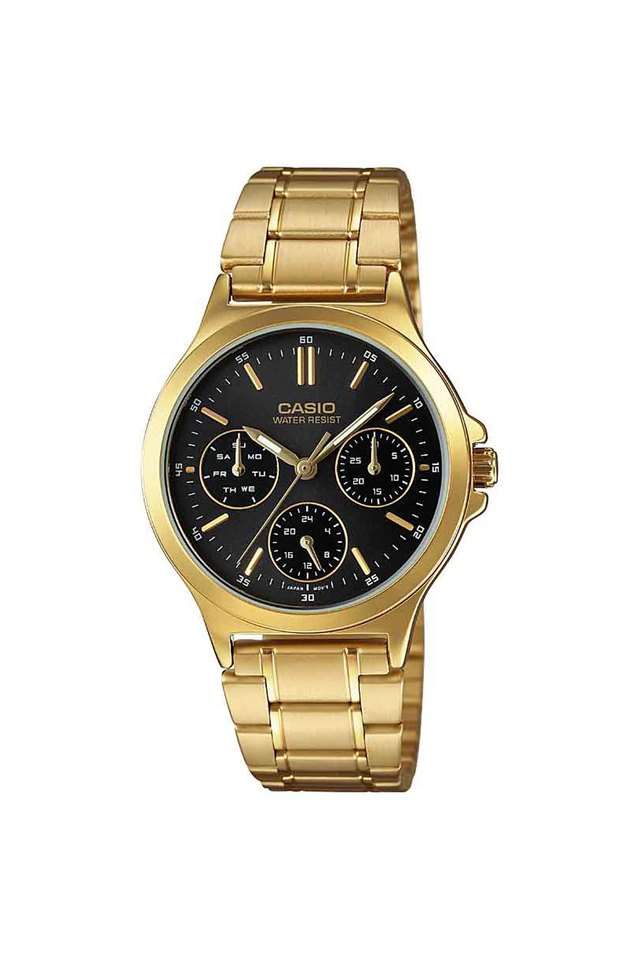 Womens-30-39-mm-Enticer-Black-Dial-Metal-Analogue-Watch---A1914
