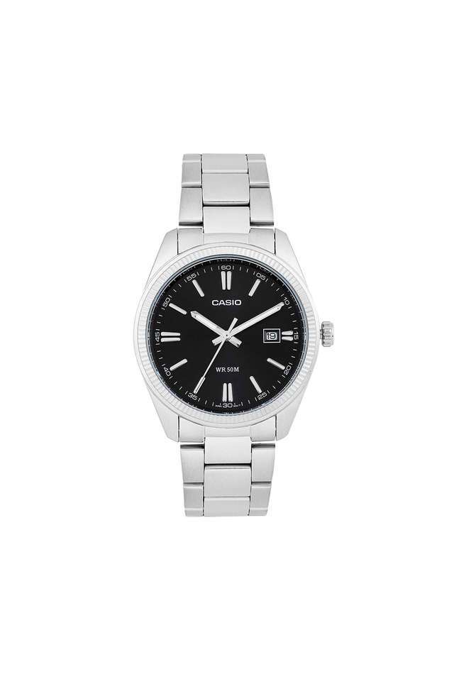 Enticer-44.2-x-38.5-x-9.2-mm-Black-Dial-Stainless-Steel-Analogue-Watch-For-Men---A2226