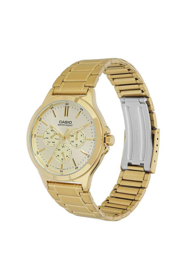 Enticer-47x41.5x8.6-mm-Gold-Dial-Stainless-Steel-Analogue-Wrist-Watch-For-Men---A2319