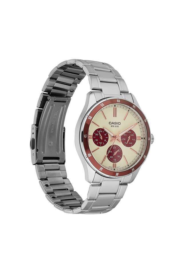 Buy Casio NoColour Quartz 47x43.5x11.1 mm Purple Dial Stainless
