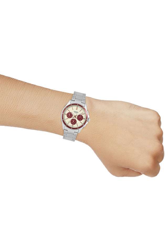 Buy Casio NoColour Quartz 47x43.5x11.1 mm Purple Dial Stainless