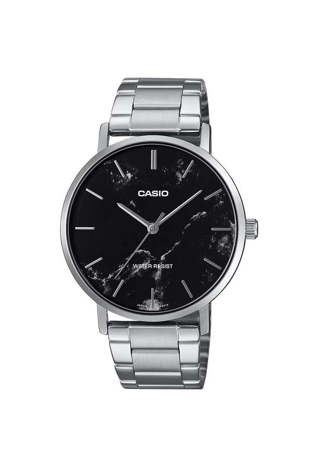Quartz-46x40x8.2-mm-Black-Dial-Stainless-Steel-Analogue-Watch-for-Men---A2349