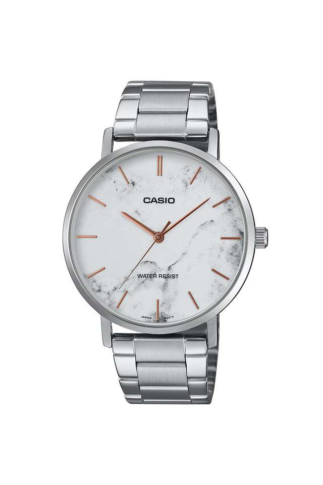 Quartz-46x40x8.2-mm-White-Dial-Stainless-Steel-Analogue-Watch-for-Men---A2350