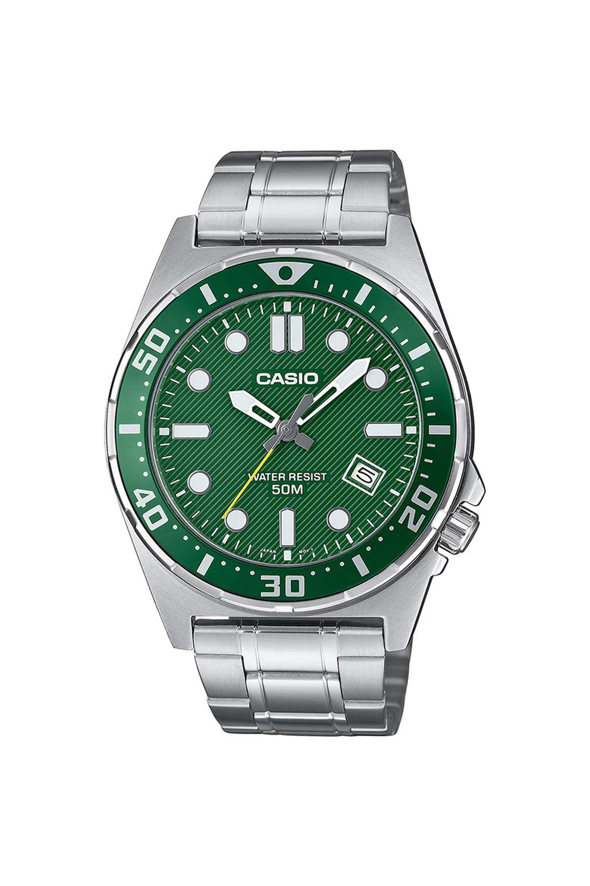 Enticer-50-x-43.6-x-9.3-mm-Green-Dial-Stainless-Steel-Analogue-Wrist-Watch-for-Men---A2378