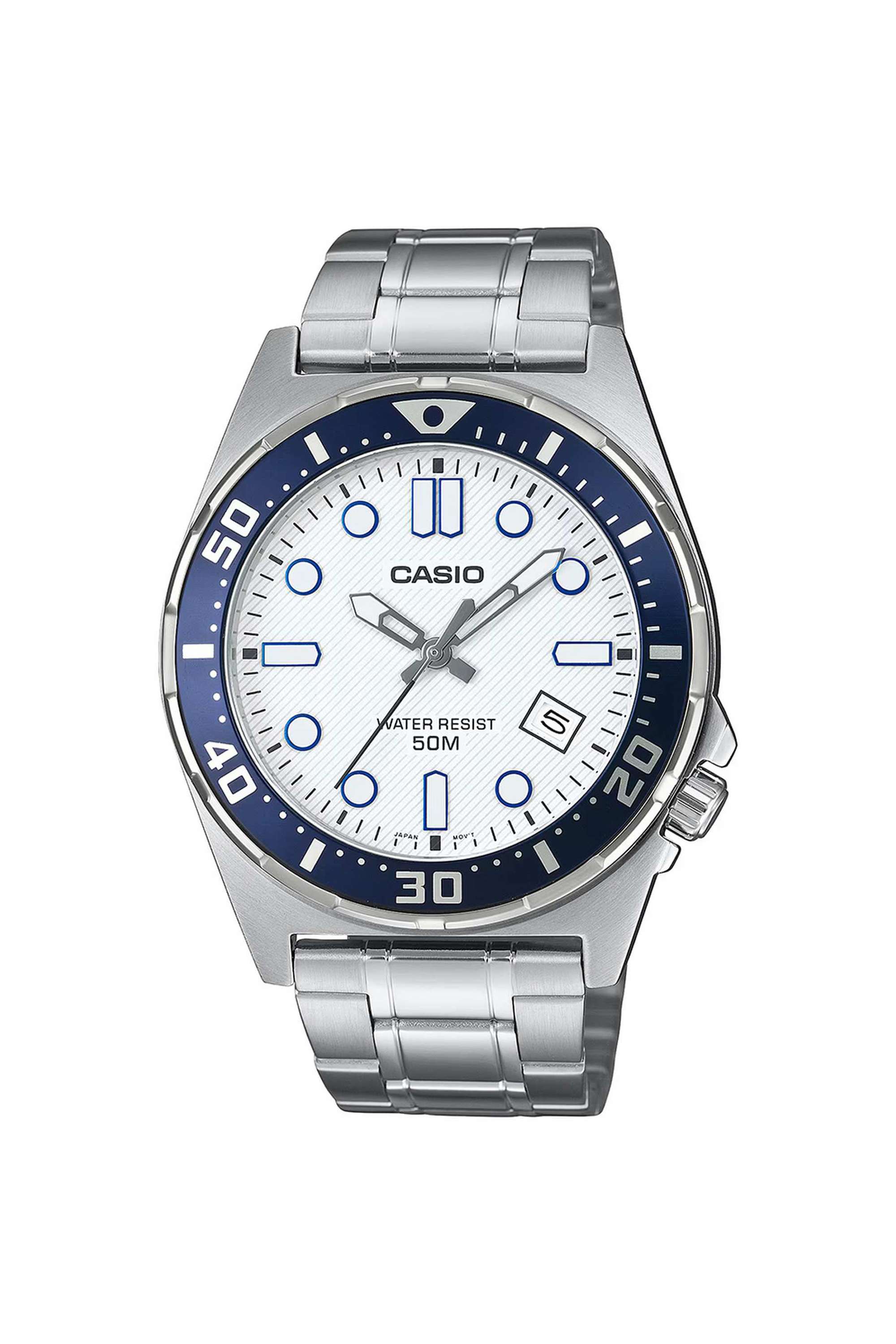 Enticer-50-x-43.6-x-9.3-mm-White-Dial-Stainless-Steel-Analogue-Wrist-Watch-for-Men---A2379