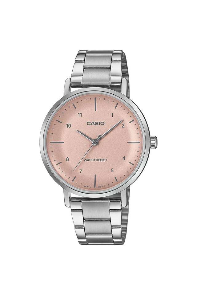 Enticer-40-x-34-x-7.9mm-Pink-Dial-Stainless-Steel-Analogue-Wrist-Watch-for-Women---A2423