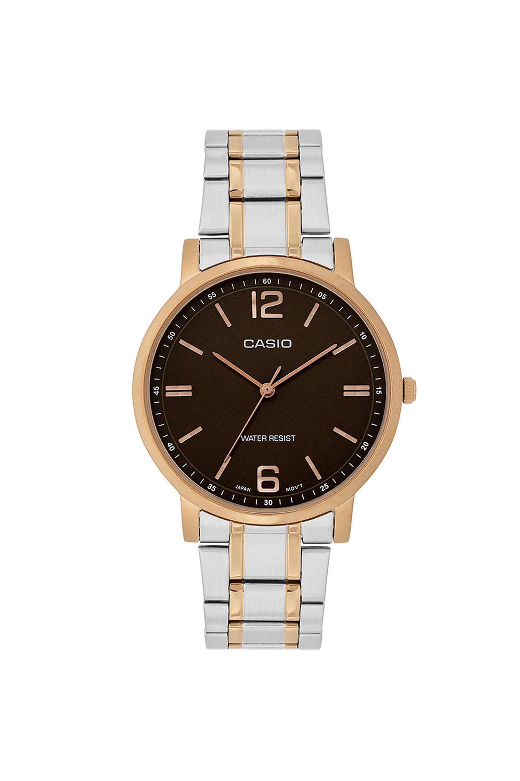 Quartz-40-x-46-x-8.0-mm-Brown-Dial-Stainless-Steel-Analogue-Wrist-Watch-for-Men---A2435-MTP-SN5YSR-5A
