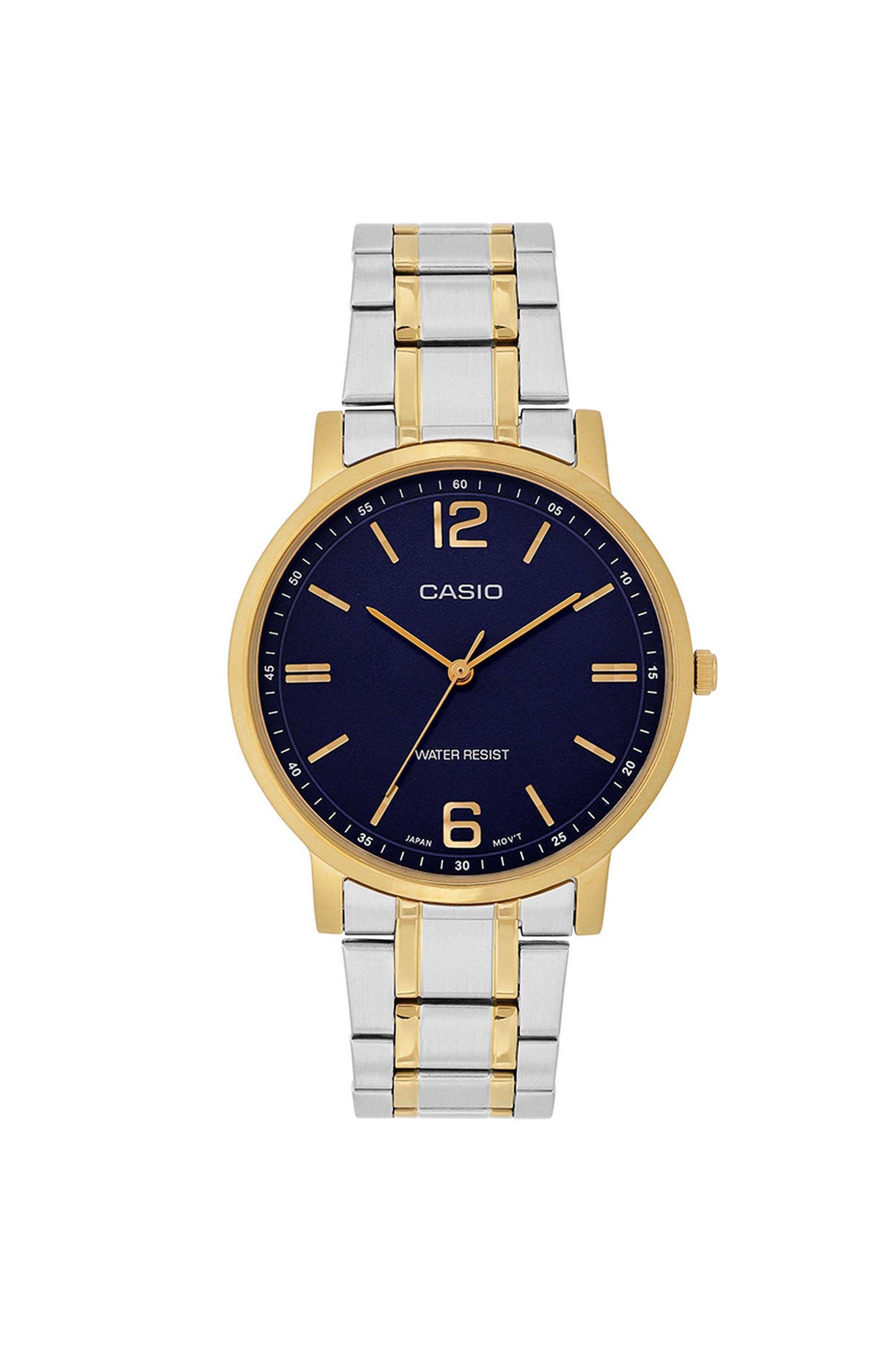 Quartz-40-x-46-x-8.0-mm-Blue-Dial-Stainless-Steel-Analogue-Wrist-Watch-for-Men---A2436-MTP-SN5YSG-2A