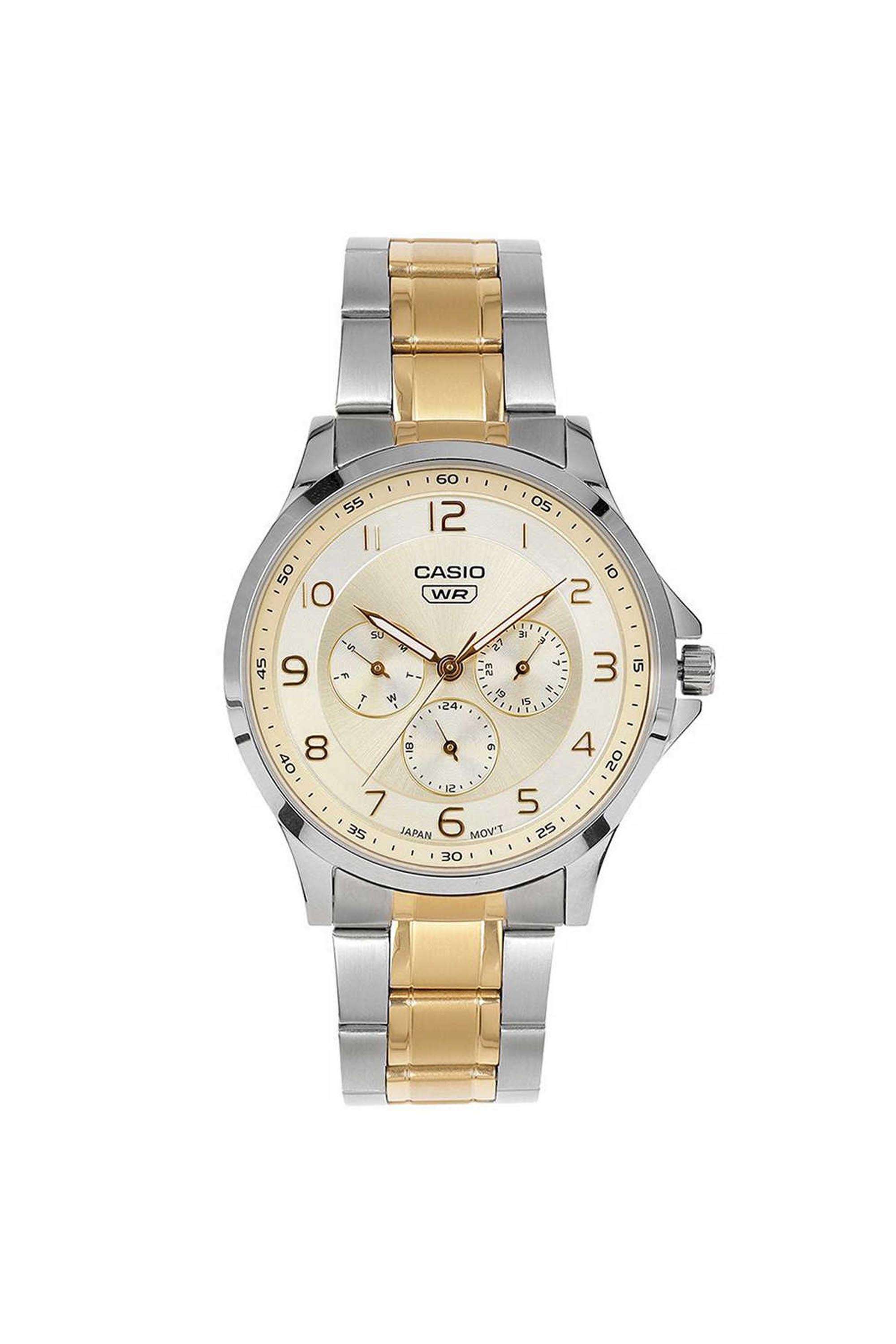 Enticer-43-49-8-mm-Beige-Dial-Stainless-Steel-Analogue-Watch-For-Men---MTP-SN2KSG-9A