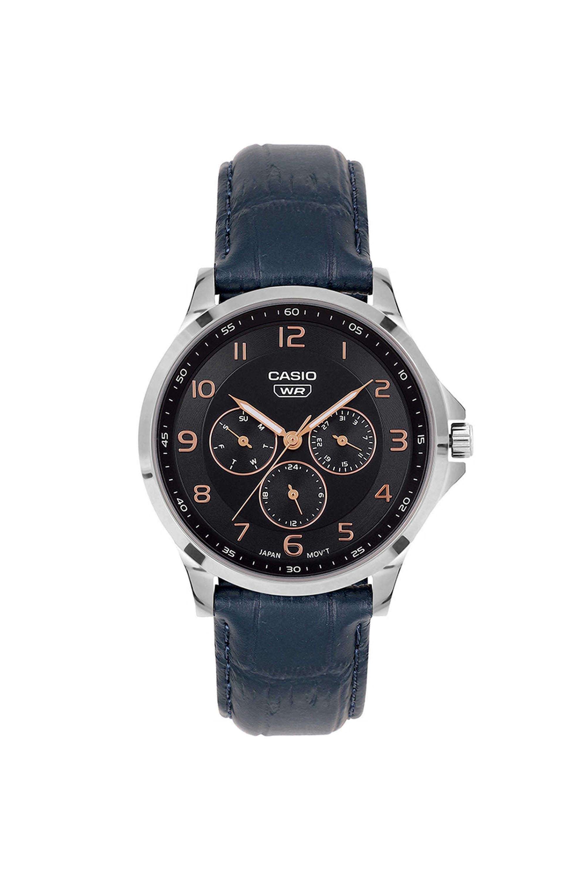 Enticer-43-49-8-mm-Blue-Dial-Leather-Analogue-Watch-For-Men---MTP-SN2KL-2A