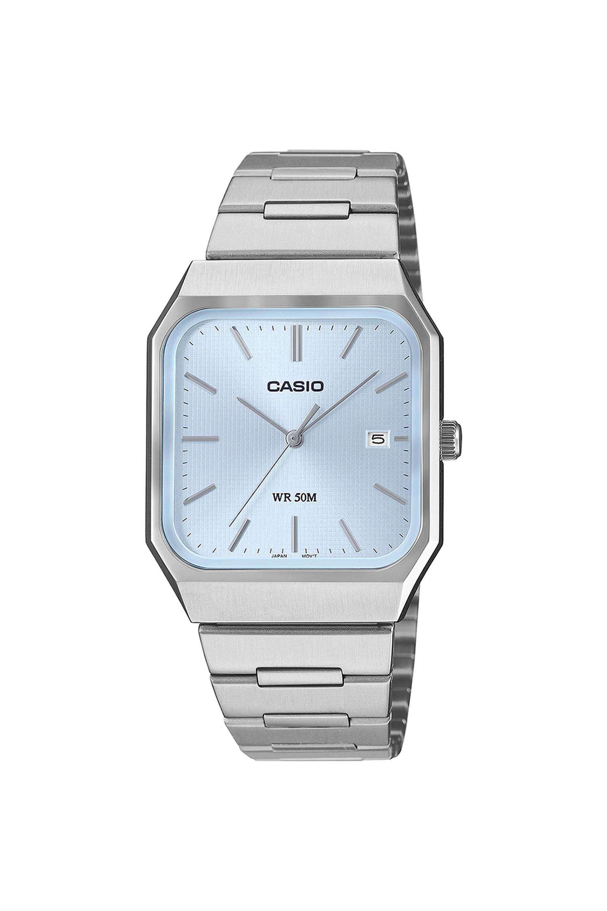 Metal-40x32.5x7.3-mm-Sky-Blue-Dial-Stainless-Steel-Analogue-Watch-For-Men---A2467