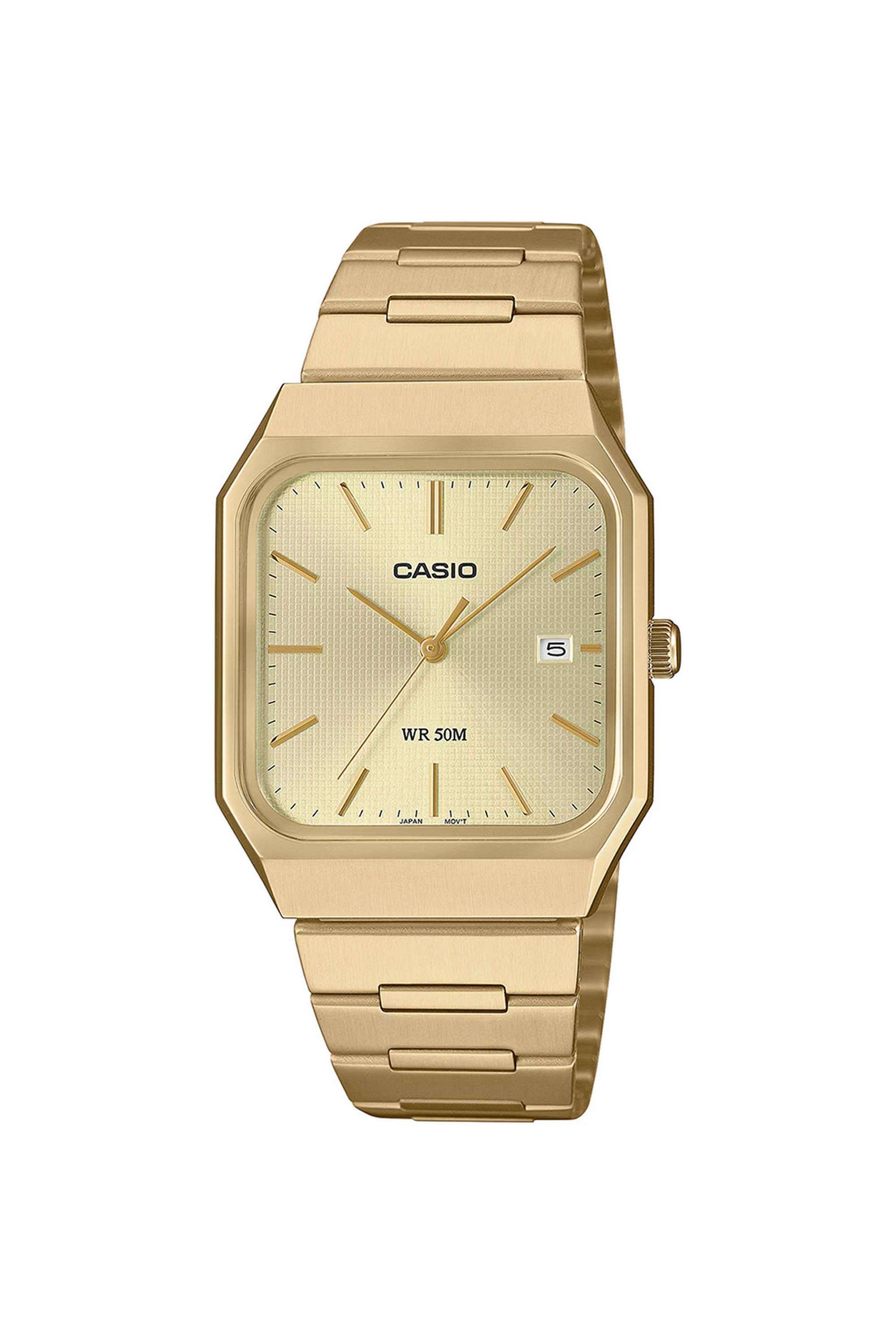 Metal-40x32.5x7.3-mm-Gold-Dial-Stainless-Steel-Analogue-Watch-For-Men---A2470