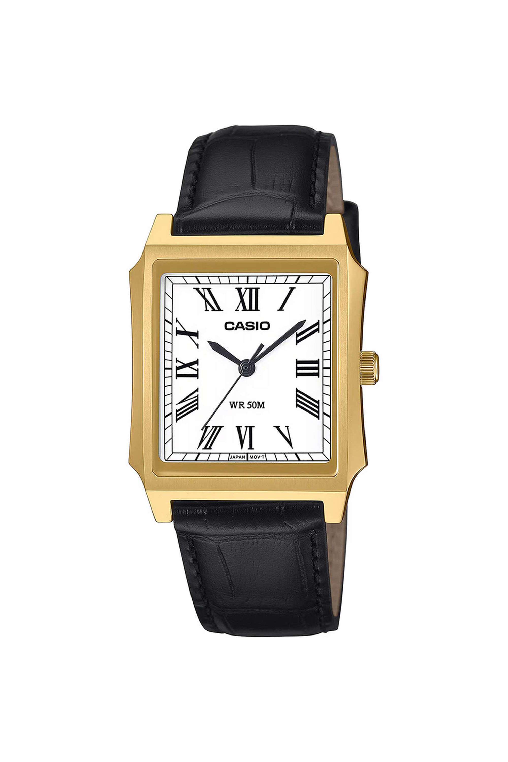 Metal-41x31.5x8.1-mm-White-Dial-Leather-Analogue-Watch-For-Men---A2473