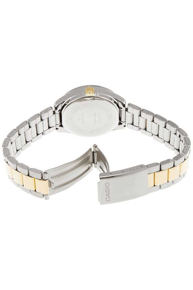 Enticer-Women-s-34.5mm-Analogue-Mechanical-Hand-Wind-Watch---White-Dial-with-Silver-Stainless-Steel-Strap-(A478)