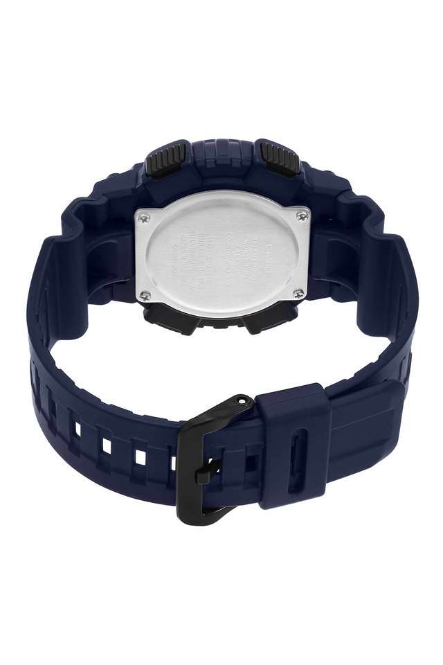 Mens-Black-Dial-Resin-Analog-Digital-Watch