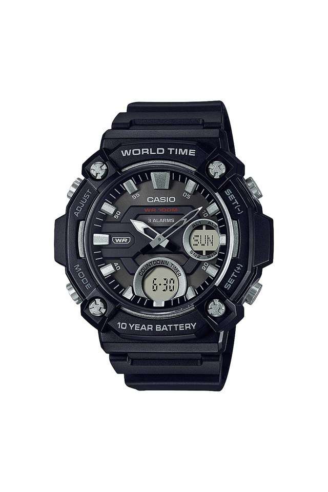 Mens-Youth-Black-Resin-Analog-Digital-Watch---AD262