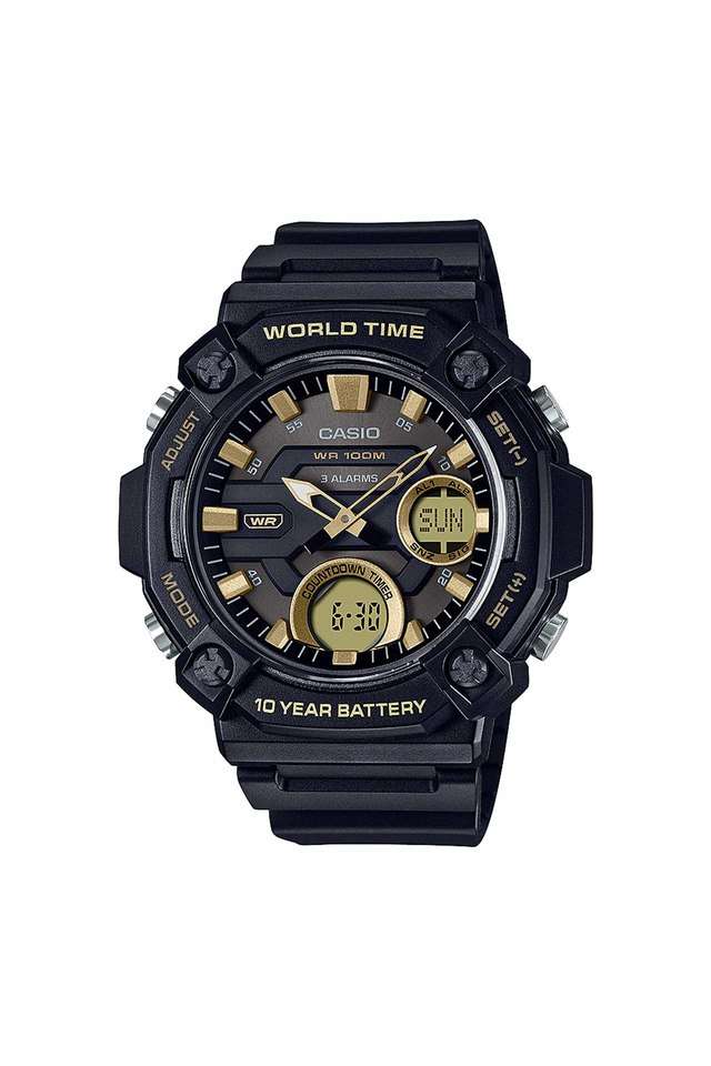 Mens-Youth-Black-Resin-Analog-Digital-Watch---AD264