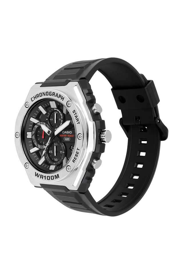 Youth-52.3-x-50.9-x-14.3-mm-Black-Dial-Resin-Analogue-Watch-for-Men---AD281