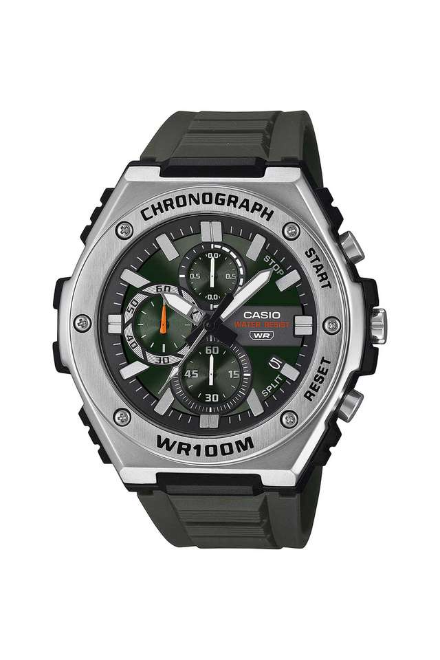 Youth-52.3-x-50.9-x-14.3-mm-Green-Dial-Resin-Analogue-Watch-for-Men---AD283