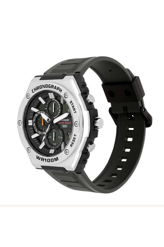 Youth-52.3-x-50.9-x-14.3-mm-Green-Dial-Resin-Analogue-Watch-for-Men---AD283