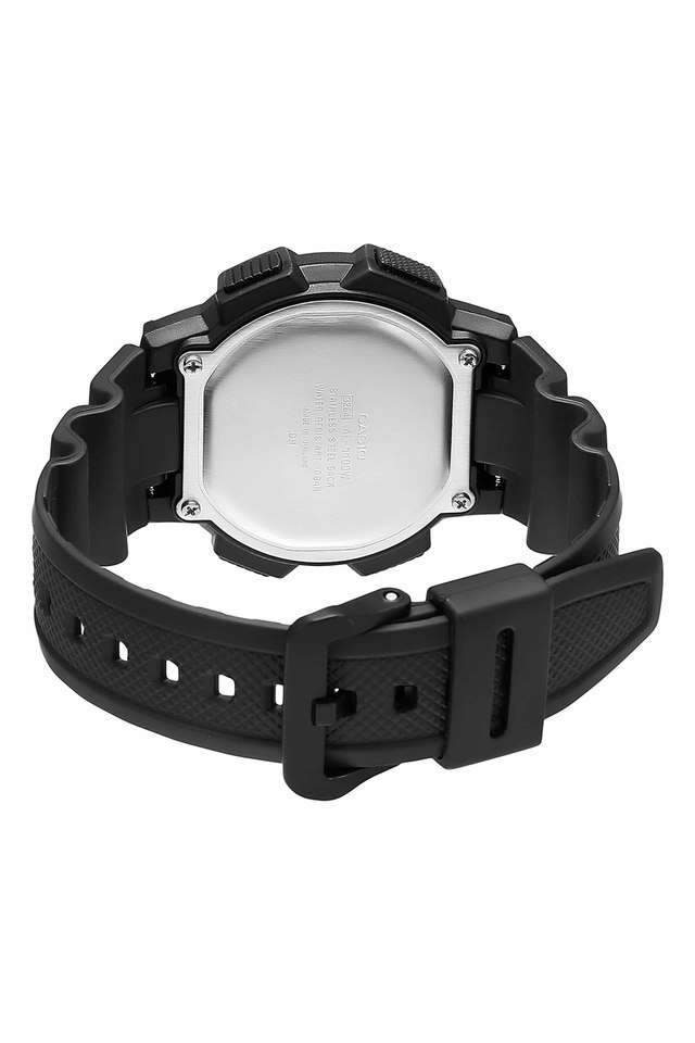 Mens-Black-Dial-Resin-Digital-Watch
