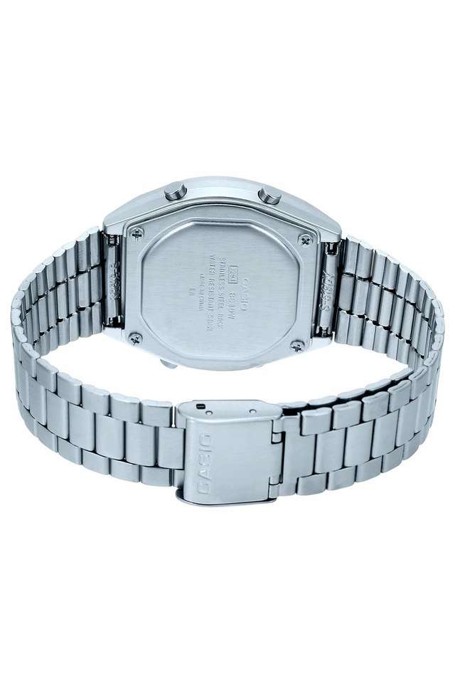 Buy Casio NoColour Unisex Vintage Silver Dial Steel Digital Watch