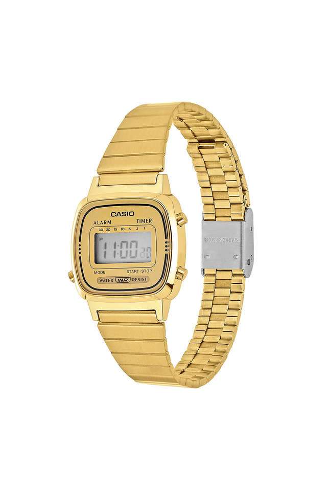 Vintage-30.3x24.6x7.3-mm-Gold-Dial-Stainless-Steel-Digital-Wrist-Watch-For-Women---D343