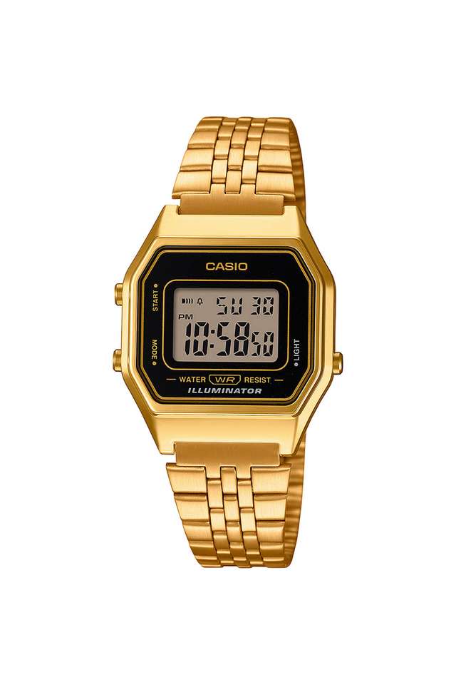 Vintage-33.5x28.6x8.6-mm-Black-Dial-Stainless-Steel-Digital-Wrist-Watch-For-Women---D344