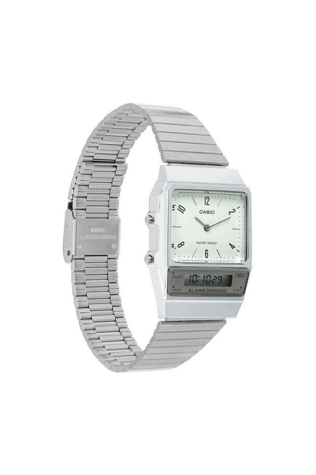 Buy Casio NoColour Vintage Quartz 40.7x32.1x8.7 mm Green Dial
