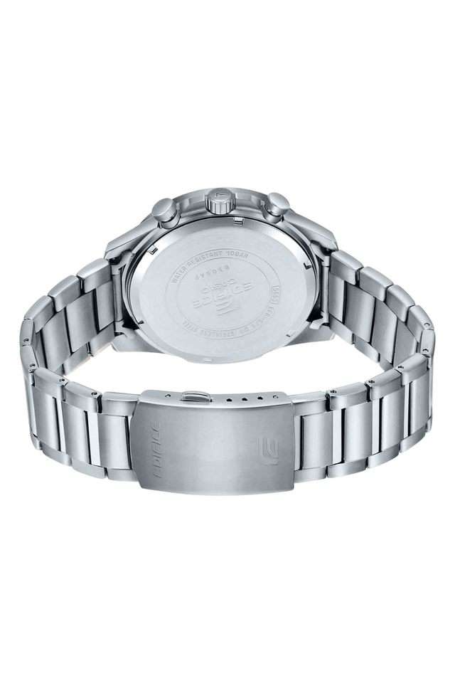 Mens-40-49-mm-Edifice-Black-Dial-Metal-Analogue-Watch---ED512