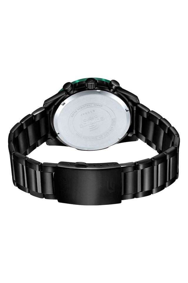 Mens-40-49-mm-Edifice-Green-Dial-Metal-Analogue-Watch---ED514