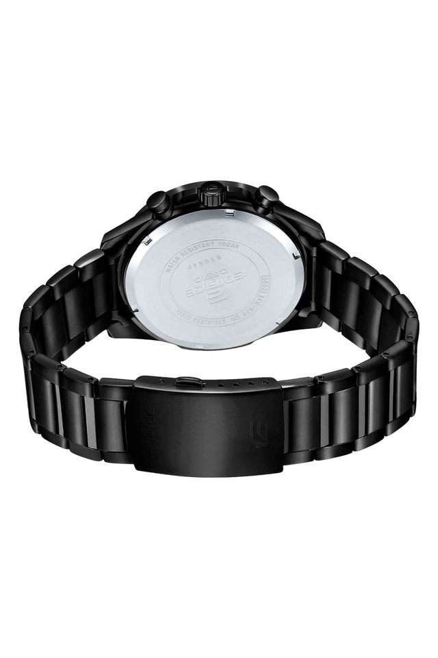 Mens-40-49-mm-Edifice-Black-Dial-Metal-Analogue-Watch---ED517