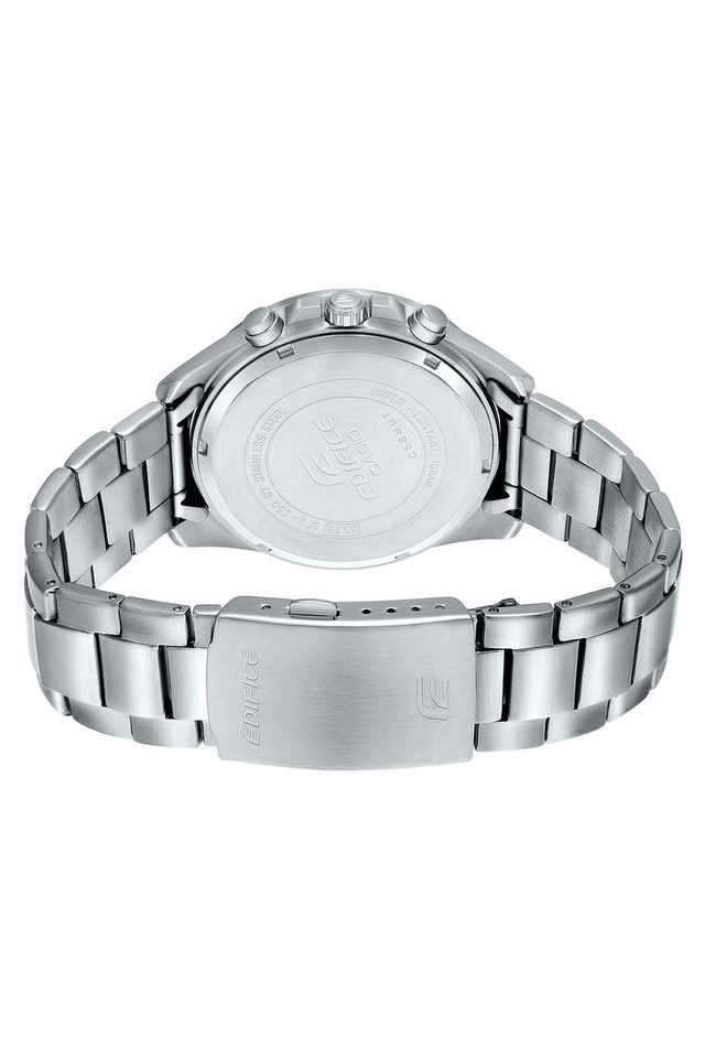 Edifice-53-x-47-x-12.1-mm-Black-Dial-Stainless-Steel-Analogue-Watch-for-Men---ED554