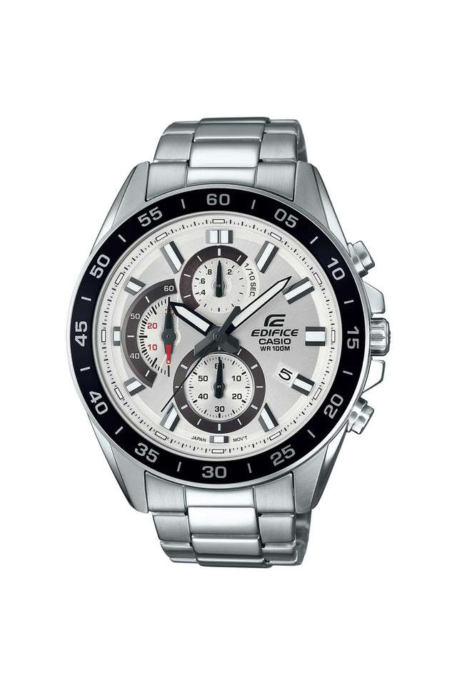 Edifice-53-x-47-x-12.1-mm-White-Dial-Stainless-Steel-Analogue-Watch-for-Men---ED556