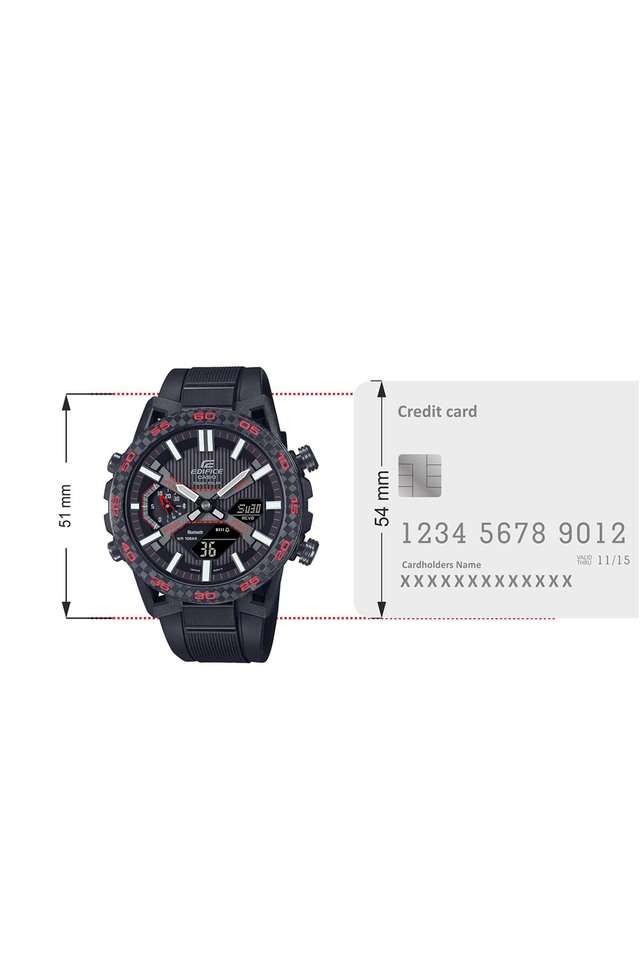 Buy Casio NoColour Mens 51 x 47.8 x 10.8 mm ECB-2000 ?EDIFICE