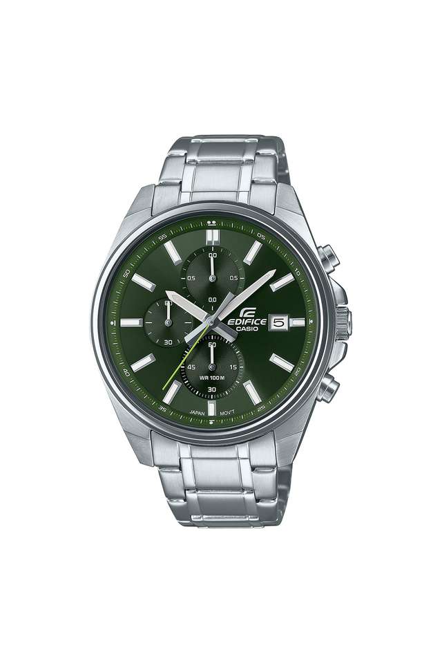Edifice-48.6---43.8---11-mm-Green-Dial-Stainless-Steel-Analog-Watch-for-Men---610D-3CVUDF