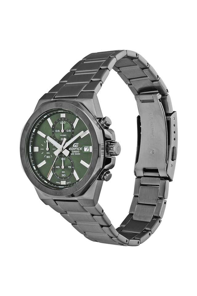 Buy Casio NoColour Edifice 47 x 44.3 x 10.8 mm Green Dial
