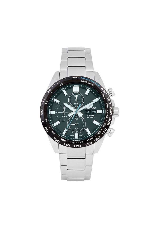 Edifice-47.5-x-42.3-x-11.4-mm-Green-Dial-Stainless-Steel-Analogue-Watch-For-Men---ED595
