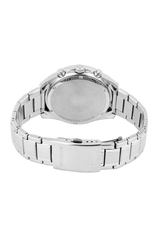 Edifice-48.6-x-43.5-x-11-mm-Black-Dial-Stainless-Steel-Analogue-Watch-For-Men---ED596