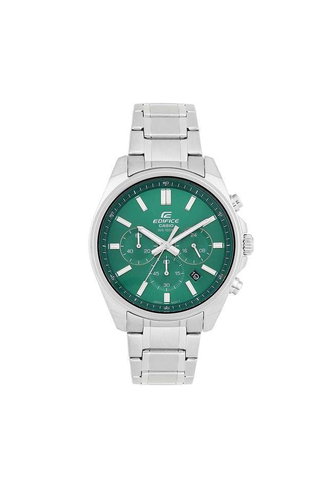 Edifice-48.6-x-43.5-x-11-mm-Green-Dial-Stainless-Steel-Analogue-Watch-For-Men---ED598