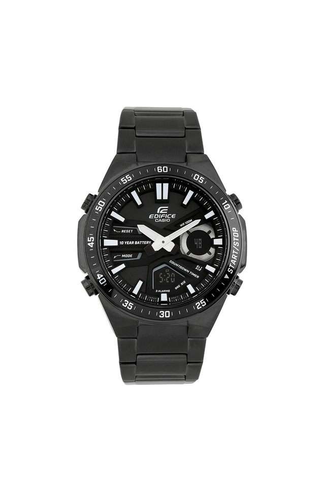 Edifice-51.3x46.9x13.7-mm-Black-Dial-Stainless-Steel-Analog-Digital-Watch-For-Men---ED601