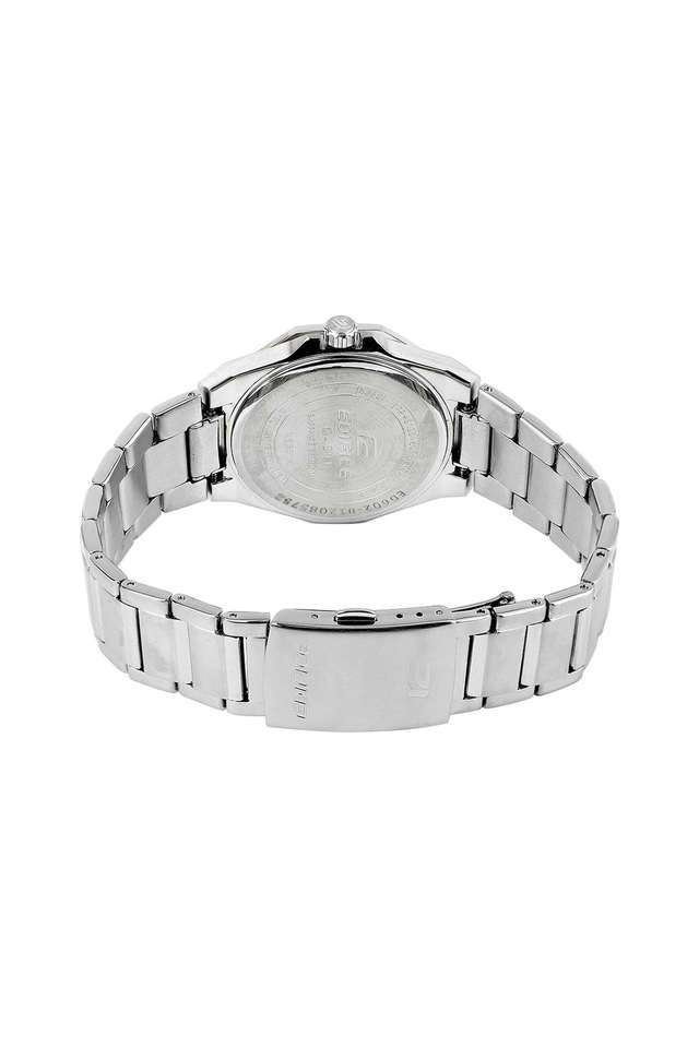 Edifice-Men-s-44.8mm-Analogue-Quartz-Watch---Blue-Dial-with-Silver-Stainless-Steel-Strap-(ED602)