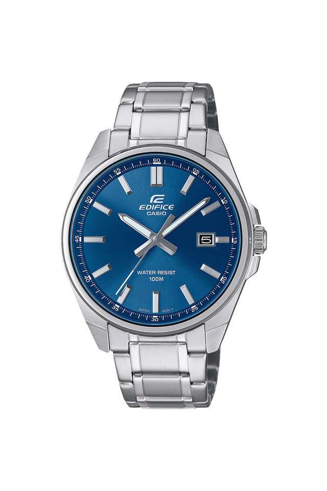 Edifice-46.5x42.6x9-mm-Blue-Dial-Stainless-Steel-Analogue-Wrist-Watch-For-Men---ED619